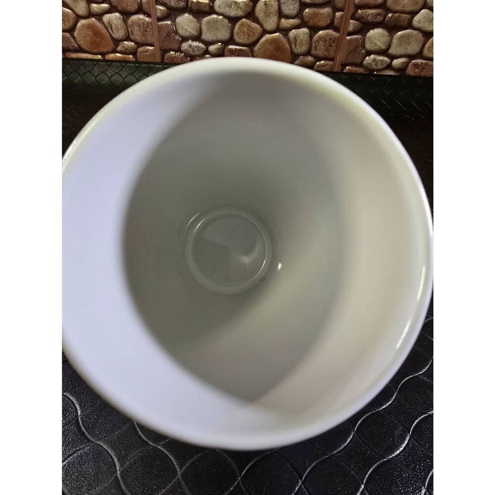 Starbucks 2014 Mug White Handle Ceramic Coffee Cup Black Mermaid Logo 18 Oz - Picture 5 of 7